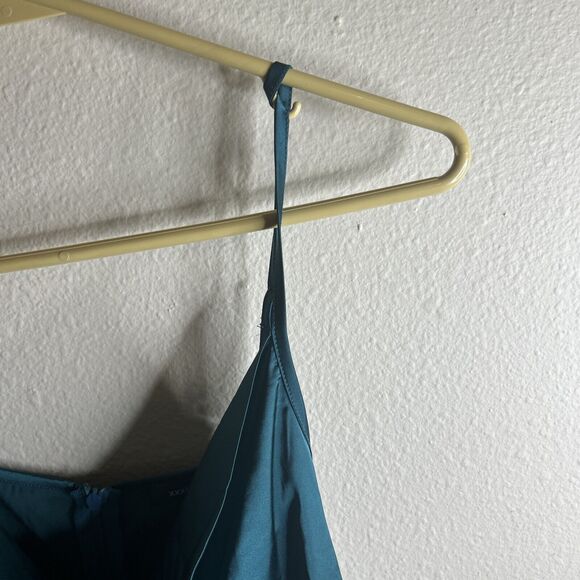 Xxxiticat Green Midi Dress Sexy Spaghetti Strap Size Medium - Picture 6 of 14